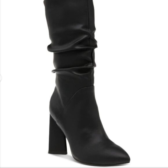 DV Dolce Vita Wandah Womens Slouch Mid-Calf Boots Fauz Leather sz 9.5 New - Picture 1 of 8